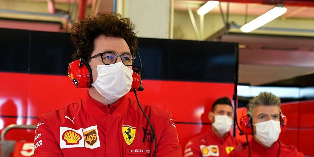 Mattia Binotto destaca la alineación de pilotos de Ferrari: "Tenemos la mejor de todo el pit lane"