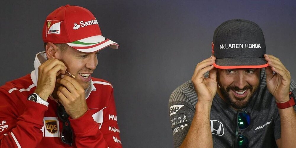 Fernando Alonso: "Considero un privilegio compartir pista con tipos como Vettel"