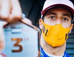 Daniel Ricciardo: "Fue un tercero solitario, pero feliz y mañana en primera fila"