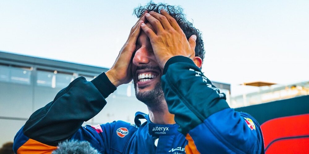 Daniel Ricciardo: "Nos lo hemos ganado a pulso; estoy muy, pero muy contento"
