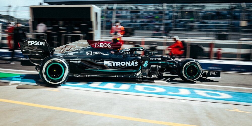 Dominio de Mercedes en la primera sesión de Libres en Rusia bajo el mando de Valtteri Bottas