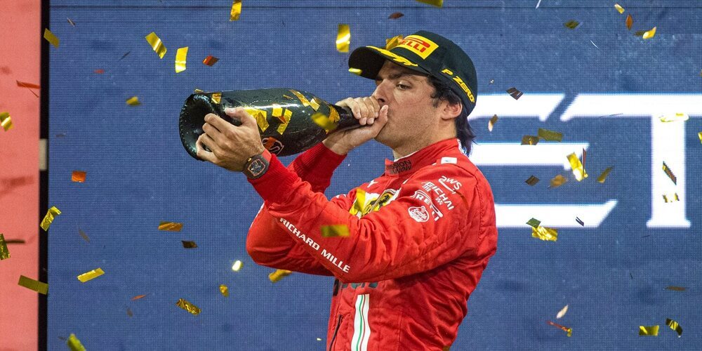 Sainz: "Despedir mi primera temporada en Ferrari con un podio es una gran manera de llegar al parón invernal"