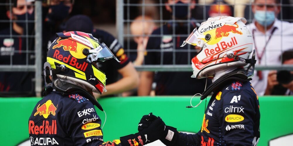 Max Verstappen, sobre Checo: "Espero que podamos continuar así durante mucho tiempo"