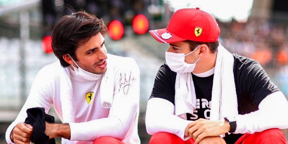 Carlos Sainz y su adaptación a Ferrari: "Tuve muchas cosas que aprender de Charles"