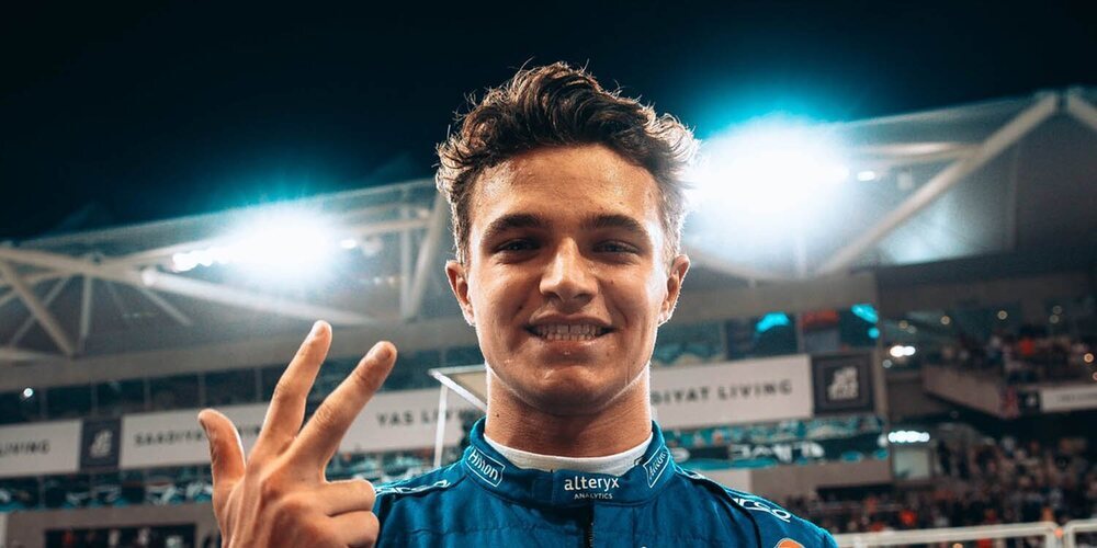 Lando Norris: "Estoy muy contento, no esperaba terminar en la tercera posición"