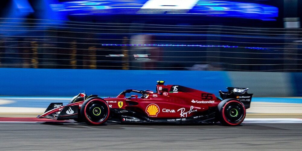 Ferrari vuela en Baréin con un Verstappen cerca