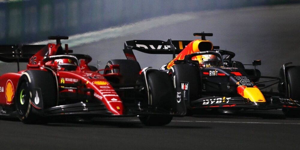 Verstappen gana en Arabia Saudí con Ferrari completando el podio
