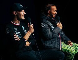 Lewis Hamilton, sobre Russell: "Ha estado muy sólido en estas primeras tres carreras"