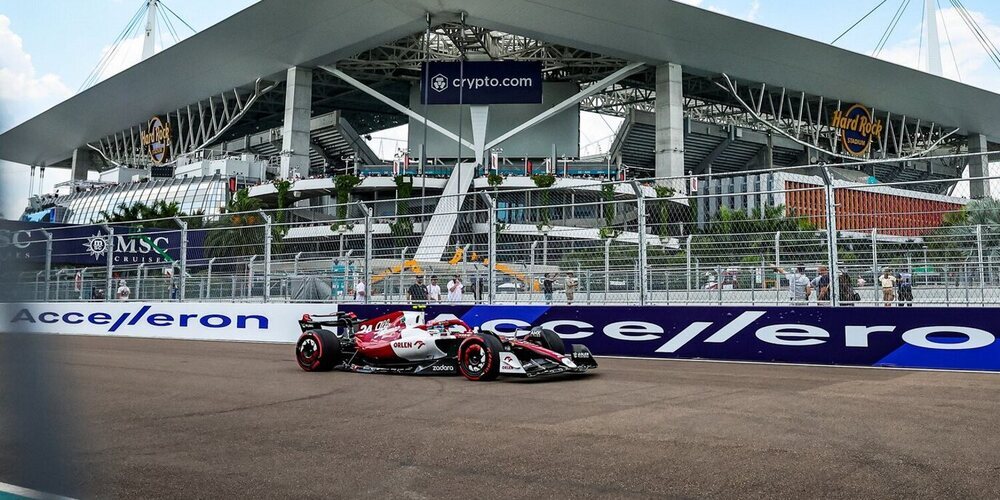 Miami se estrena con luces y sombras con los pilotos probando los muros