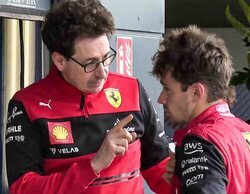 Charles Leclerc, molesto al finalizar la carrera: "No terminé donde quería"