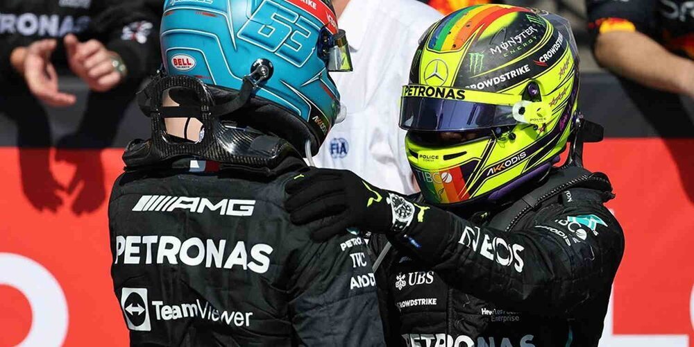 Lewis Hamilton: "No esperaba luchar por el segundo puesto o el podio"