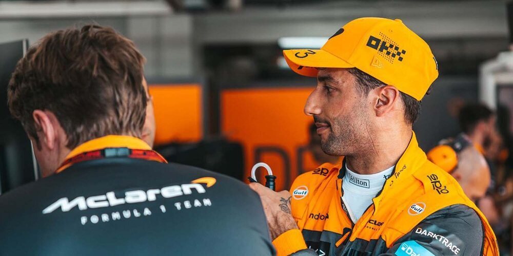 Daniel Ricciardo: "Tener a ambos coches en el Top 10 no está mal"