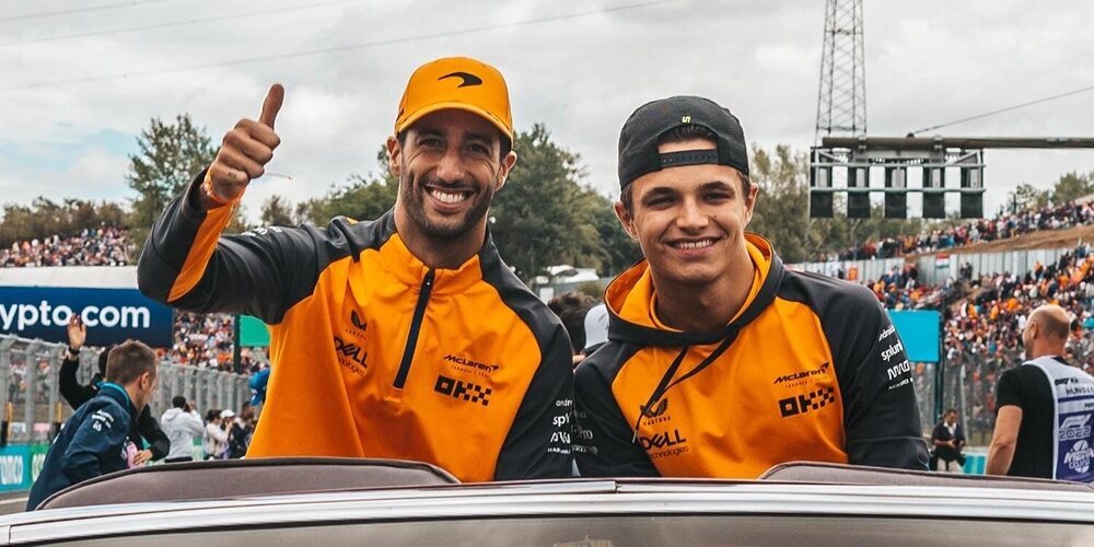 Lando Norris, de Ricciardo: "Le estoy ayudando más de lo que lo haría normalmente"