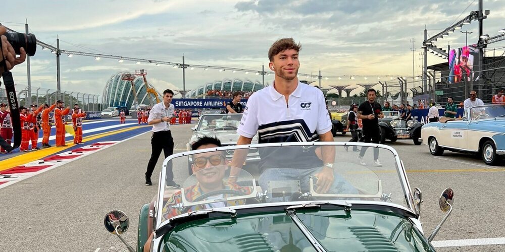 Laurent Rossi, sobre Gasly: "Ya ha demostrado que con un coche no tan bueno sabe subir al podio"