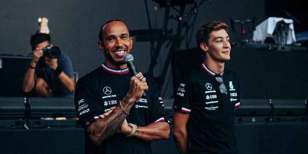 Lewis Hamilton, de Russell: "Si acaba delante en el Mundial, no es importante para mí"