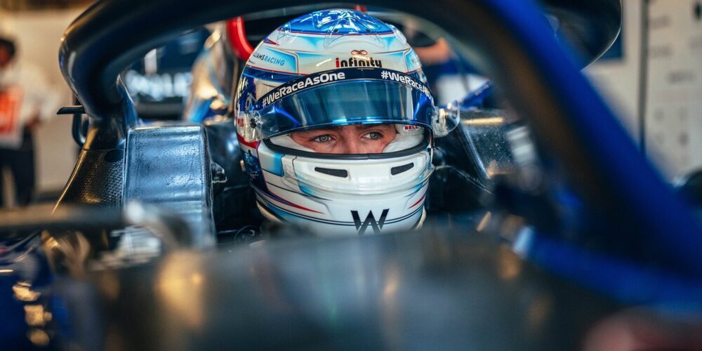 Logan Sargeant: "Espero con ansias mi última salida de Libres y prueba de jóvenes pilotos con Williams"