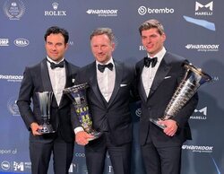 Horner, de Verstappen y Pérez: "Si alguna vez hay un problema, se pone sobre la mesa y se habla"