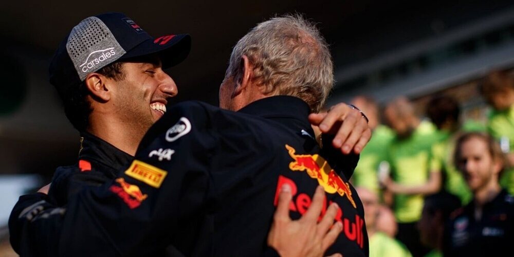 Helmut Marko, sobre Ricciardo: "Está encajando muy bien con el equipo"