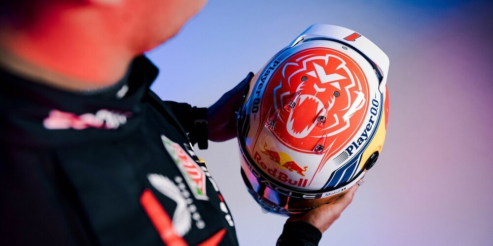 Verstappen, nuevo casco: "Es un diseño de la vieja escuela, espero agregar algunas estrellas más"