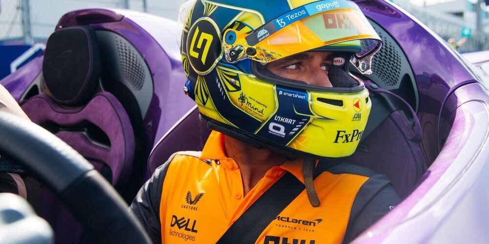 Lando Norris, sobre el formato de F2 y F3: "Sería bueno si tuvieran más tiempo en la pista"