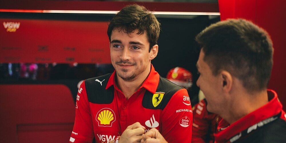 Charles Leclerc, realista: "El objetivo es ser el equipo más fuerte después de Red Bull"