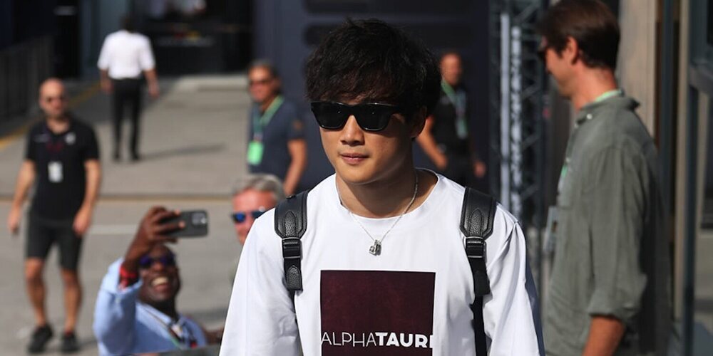 Yuki Tsunoda, de Singapur: "Me gusta pilotar en este circuito"