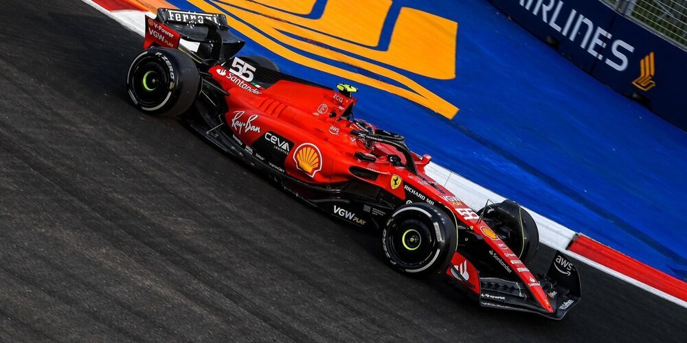 Ferrari, caballo ganador en los dos primeros Libres de Singapur ante el traspiés de Red Bull