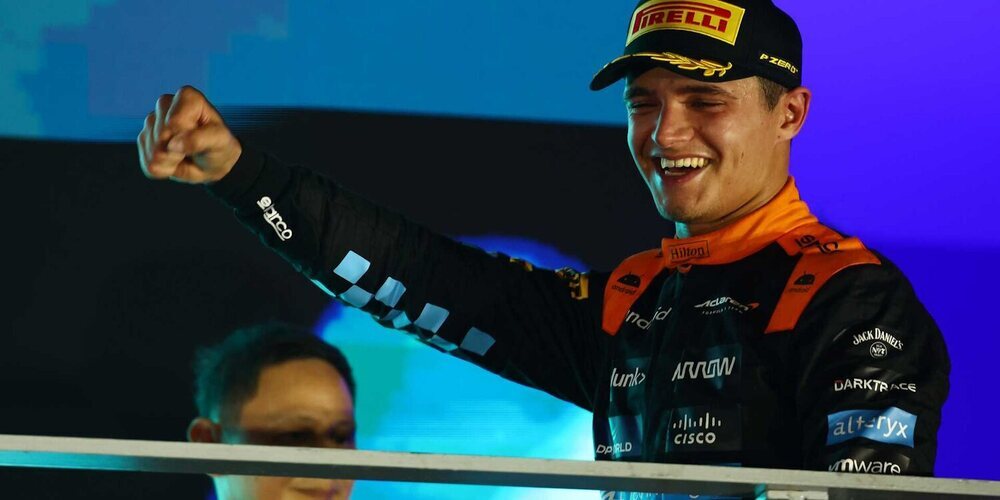 Lando Norris: "El final de la carrera fue muy estresante, pero valió la pena"