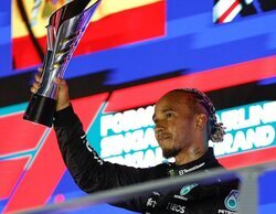 Lewis Hamilton: "Estoy contento de haber subido al podio"