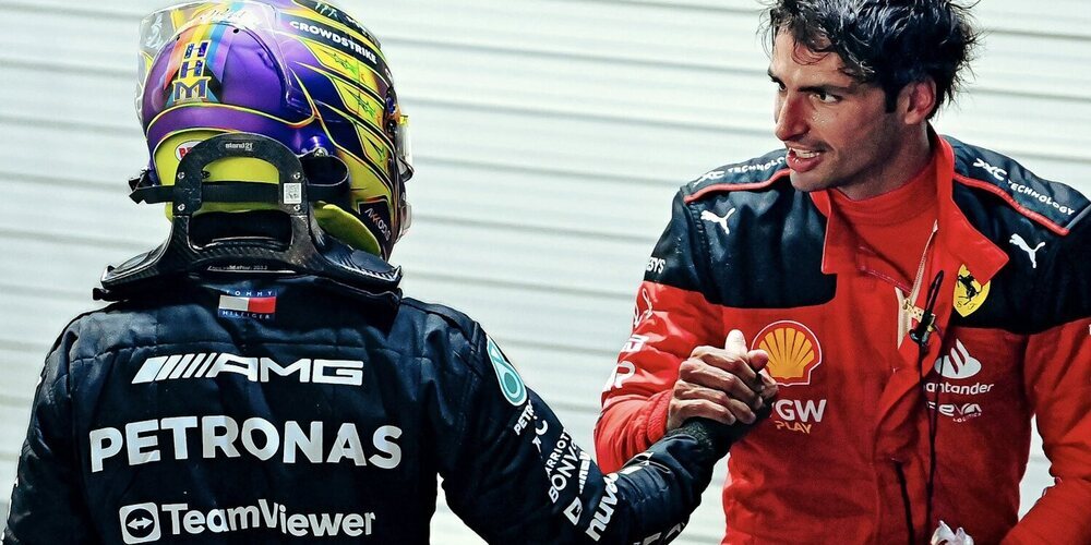 Lewis Hamilton: "Estoy contento de haber subido al podio"