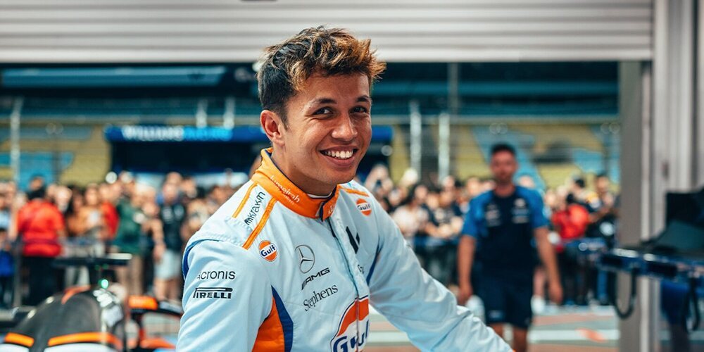 Alex Albon: "Hemos tenido un kilometraje muy limitado este fin de semana"