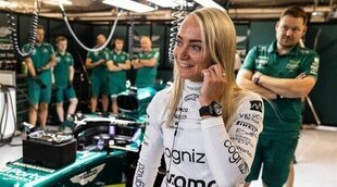 Jessica Hawkins: "Poder conducir el AMR21 ha sido un sueño hecho realidad"