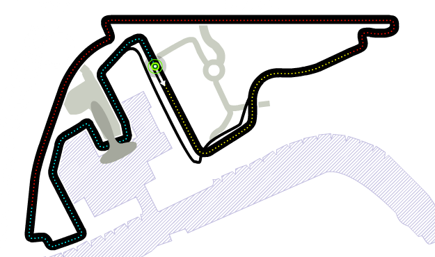 Trazado de Yas Marina Circuit