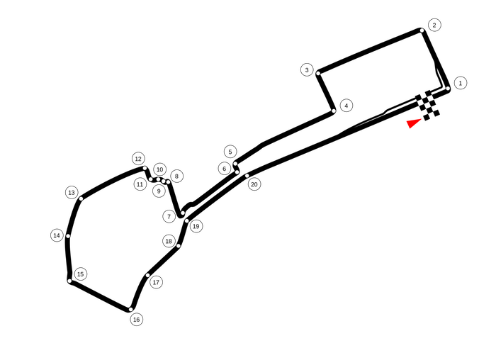 Trazado de Baku City Circuit