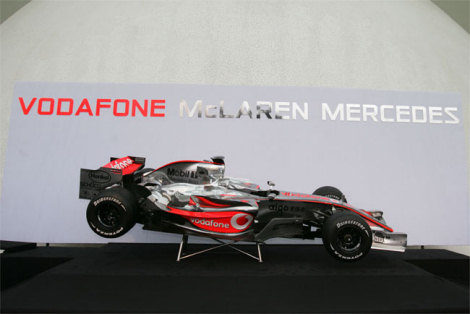 McLaren Mercedes presentará su monoplaza el 7 de enero