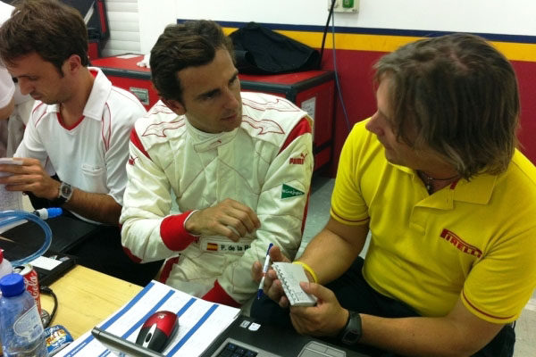 De la Rosa completa sus primeros test con Pirelli