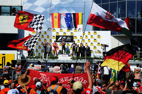 Las opciones del título en el Gran Premio de Brasil 2010