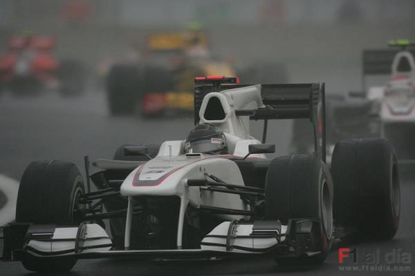 El motor de Heidfeld tiene menos potencia