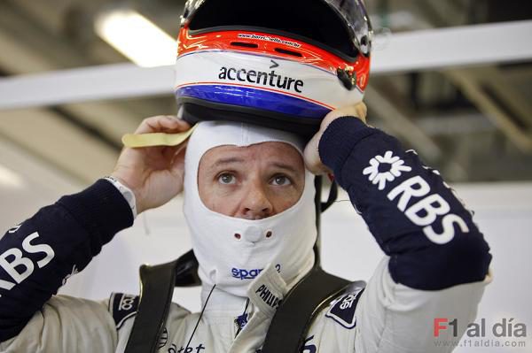 Barrichello llevó a su Willams a la séptima plaza