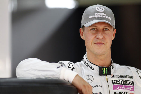 Schumacher, "positivo y contento" con los nuevos neumáticos