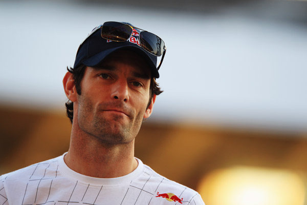 Mark Webber disputó el final de campeonato con un hombro roto