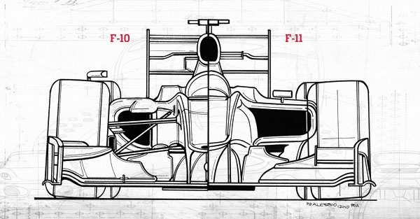 ¿Primeros bocetos del Ferrari F11?