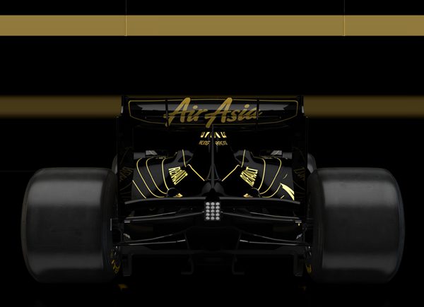 Lotus Racing muestra la que hubiera sido su decoración