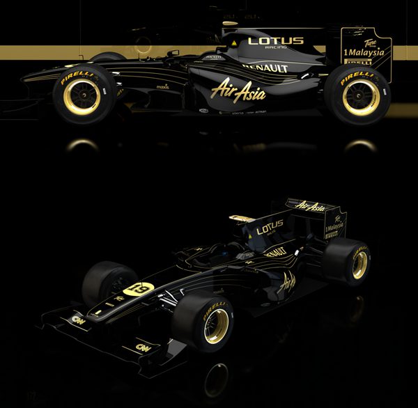 Lotus Racing muestra la que hubiera sido su decoración