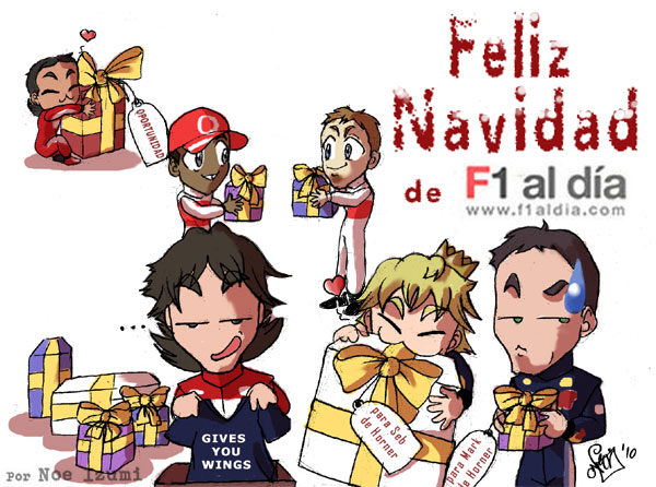 ¡¡ 'F1 al día' os desea Feliz Navidad !!