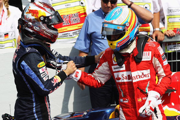 Alonso: "¿Vettel en Ferrari? No me preocuparía"