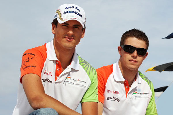 Sutil y Di Resta podrían ser la pareja de pilotos titulares de Force India