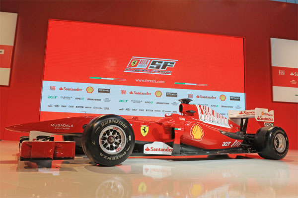 Ferrari ya tiene listo el primer chasis del F11