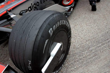 McLaren prueba una revolucionaria pieza para el neumático
