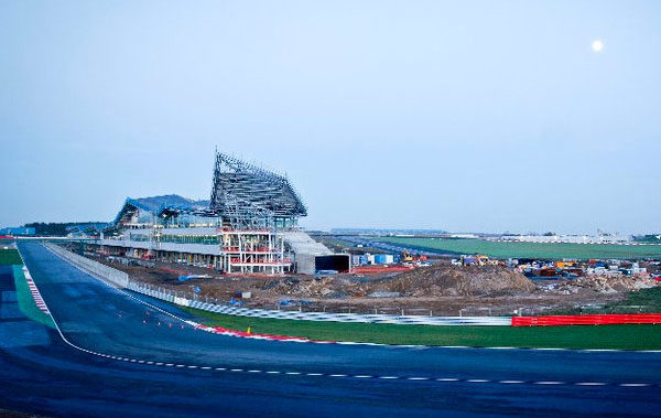 El nuevo edificio de boxes de Silverstone avanza a buen ritmo